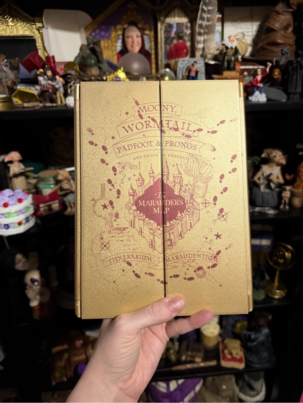 Harry Potter Marauder's Map Makeup Mirror